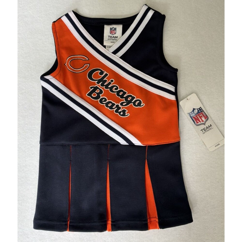 Chicago Bears Infant Girls Cheerleader Dress Sizes 18 Months NFL Football NWT